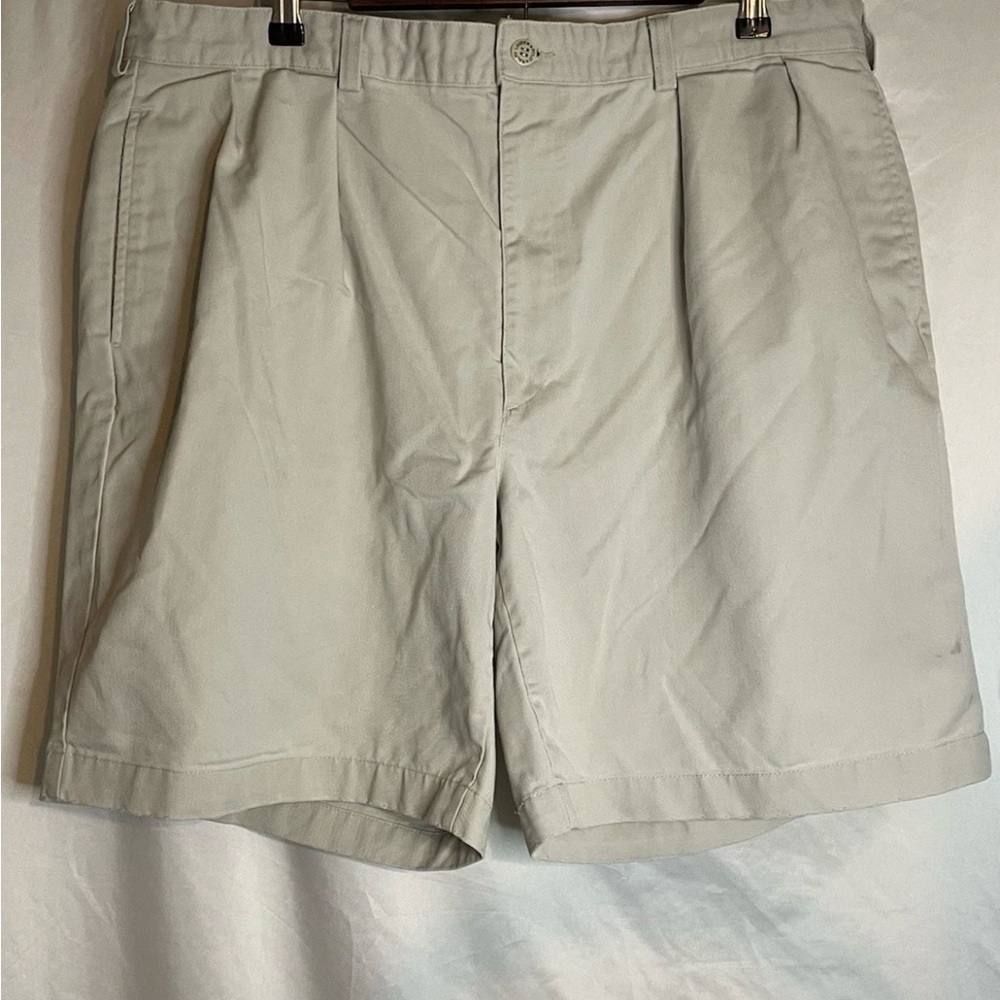 Polo Ralph Lauren Tyler Shorts Men's 38 Beige Pleated Front  Outdoor Casual